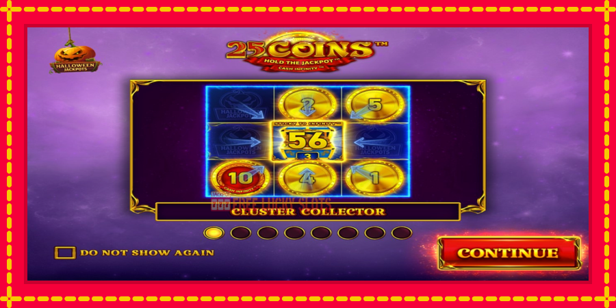 25 Coins Halloween Jackpots: สล็อตแมชชีนพร้อมกราฟิกที่ทันสมัย, รูปภาพ 1