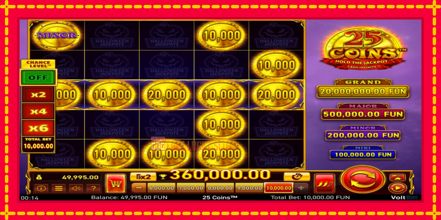 25 Coins Halloween Jackpots: สล็อตแมชชีนพร้อมกราฟิกที่ทันสมัย, รูปภาพ 3