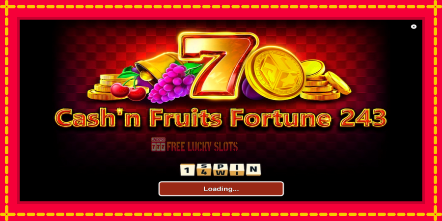 Cashn Fruits Fortune 243: สล็อตแมชชีนพร้อมกราฟิกที่ทันสมัย, รูปภาพ 1