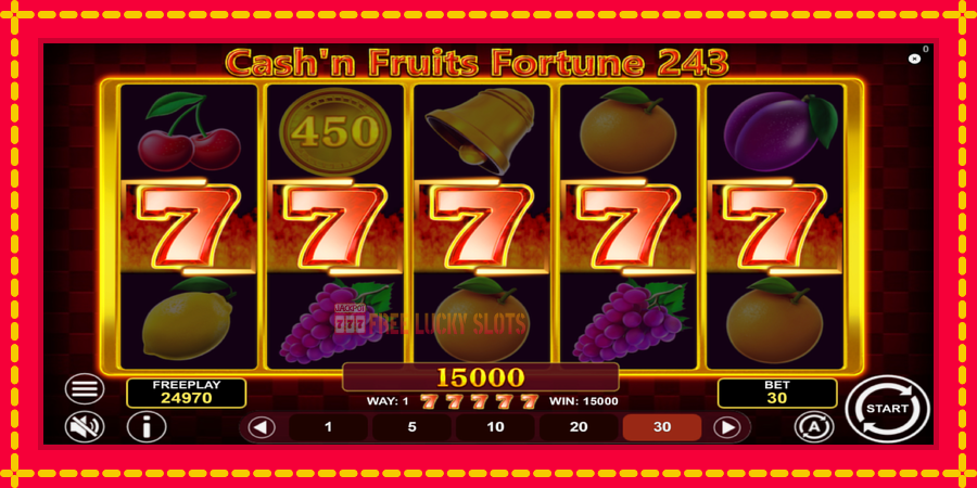 Cashn Fruits Fortune 243: สล็อตแมชชีนพร้อมกราฟิกที่ทันสมัย, รูปภาพ 4