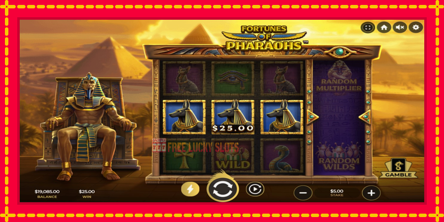 Fortunes of Pharaohs: สล็อตแมชชีนพร้อมกราฟิกที่ทันสมัย, รูปภาพ 3