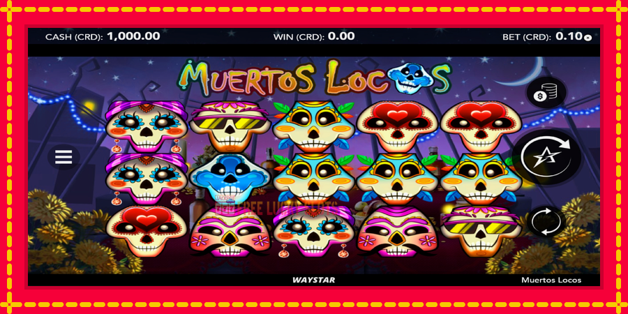 Muertos Locos: สล็อตแมชชีนพร้อมกราฟิกที่ทันสมัย, รูปภาพ 1