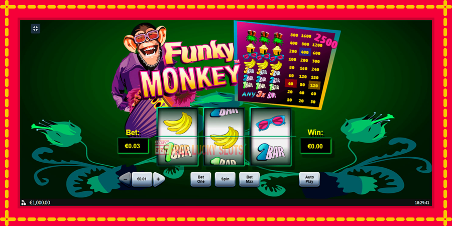 Funky Monkey: สล็อตแมชชีนพร้อมกราฟิกที่ทันสมัย, รูปภาพ 1