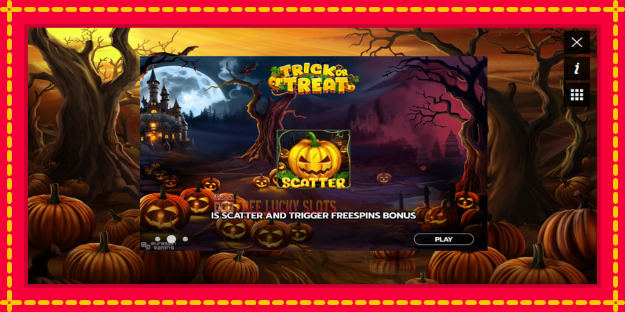 Trick or Treat: สล็อตแมชชีนพร้อมกราฟิกที่ทันสมัย, รูปภาพ 1