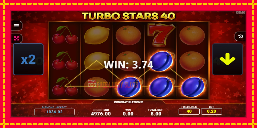 Turbo Stars 40: สล็อตแมชชีนพร้อมกราฟิกที่ทันสมัย, รูปภาพ 3