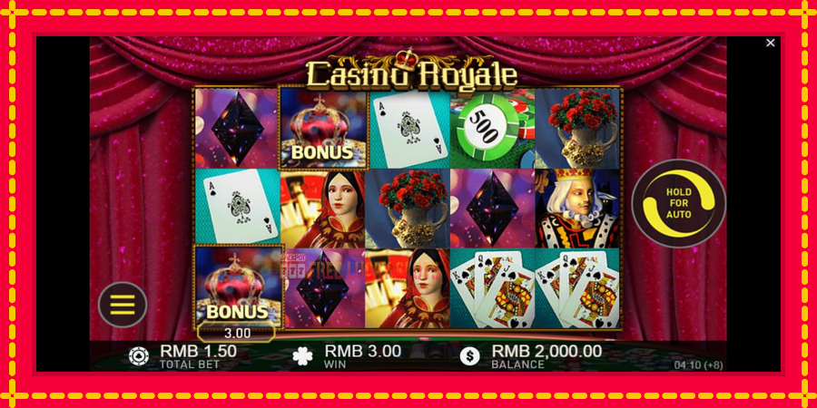 Casino Royale: สล็อตแมชชีนพร้อมกราฟิกที่ทันสมัย, รูปภาพ 1