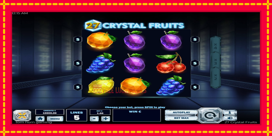 27 Crystal Fruits: สล็อตแมชชีนพร้อมกราฟิกที่ทันสมัย, รูปภาพ 2