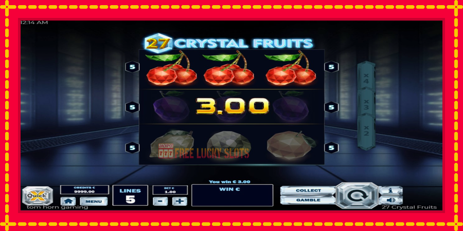 27 Crystal Fruits: สล็อตแมชชีนพร้อมกราฟิกที่ทันสมัย, รูปภาพ 3