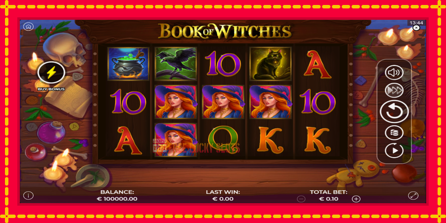 Book of Witches: สล็อตแมชชีนพร้อมกราฟิกที่ทันสมัย, รูปภาพ 2