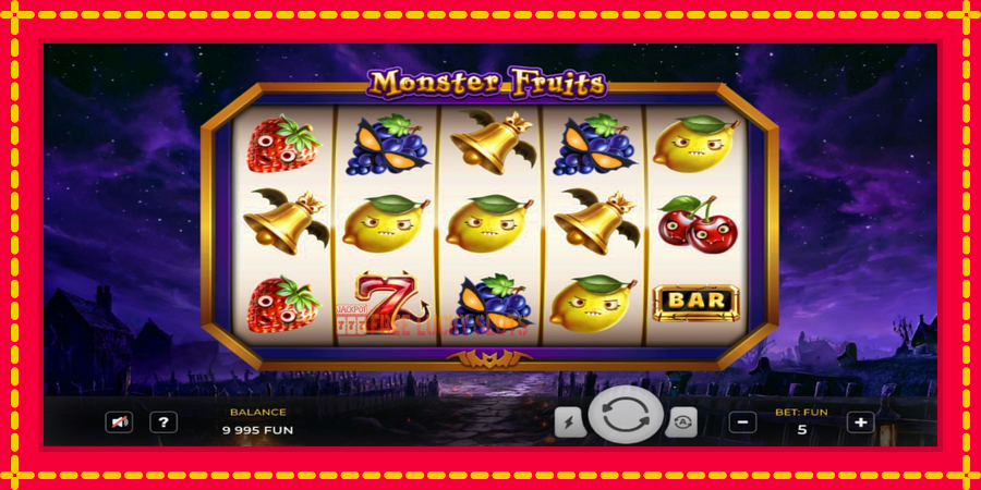 Monster Fruits: สล็อตแมชชีนพร้อมกราฟิกที่ทันสมัย, รูปภาพ 1