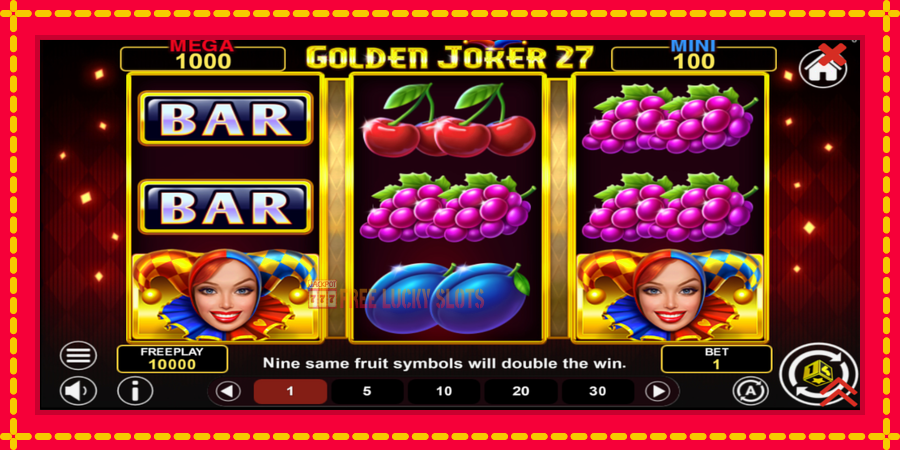 Golden Joker 27 Hold & Win: สล็อตแมชชีนพร้อมกราฟิกที่ทันสมัย, รูปภาพ 2