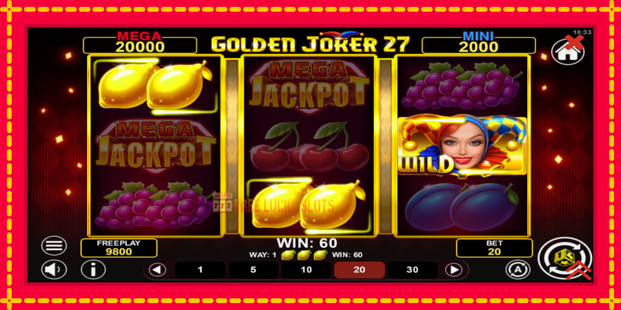 Golden Joker 27 Hold & Win: สล็อตแมชชีนพร้อมกราฟิกที่ทันสมัย, รูปภาพ 3