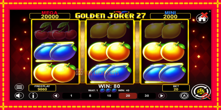 Golden Joker 27 Hold & Win: สล็อตแมชชีนพร้อมกราฟิกที่ทันสมัย, รูปภาพ 4