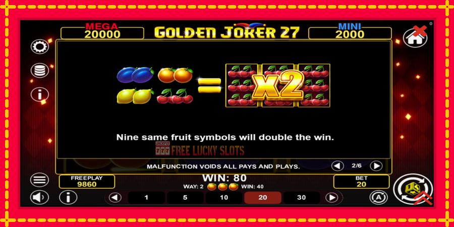 Golden Joker 27 Hold & Win: สล็อตแมชชีนพร้อมกราฟิกที่ทันสมัย, รูปภาพ 6