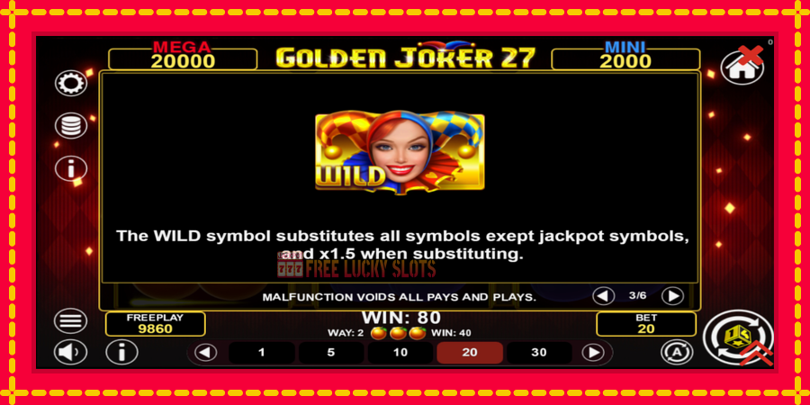 Golden Joker 27 Hold & Win: สล็อตแมชชีนพร้อมกราฟิกที่ทันสมัย, รูปภาพ 7