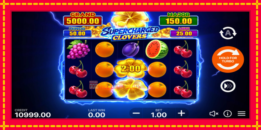 Supercharged Clovers: Hold and Win: สล็อตแมชชีนพร้อมกราฟิกที่ทันสมัย, รูปภาพ 1