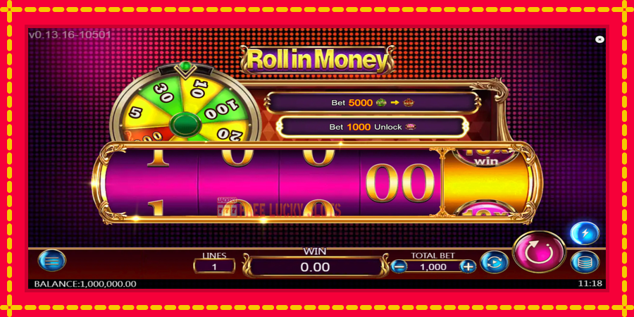 Roll in Money: สล็อตแมชชีนพร้อมกราฟิกที่ทันสมัย, รูปภาพ 2