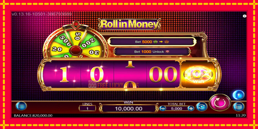 Roll in Money: สล็อตแมชชีนพร้อมกราฟิกที่ทันสมัย, รูปภาพ 4