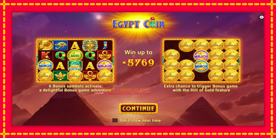 Egypt Coin: สล็อตแมชชีนพร้อมกราฟิกที่ทันสมัย, รูปภาพ 1